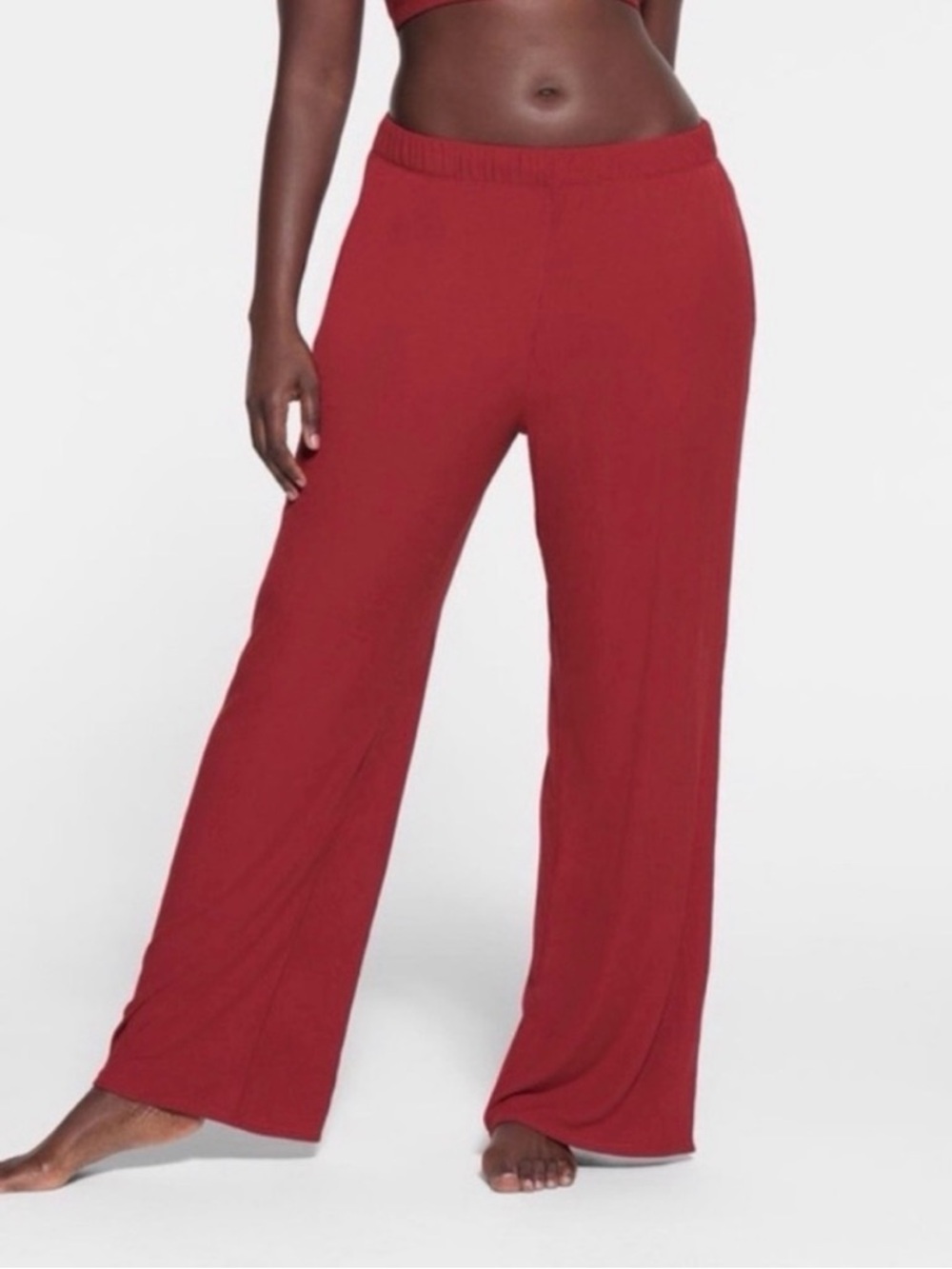 SKIMS Soft Lounge Pants in Brick in XL